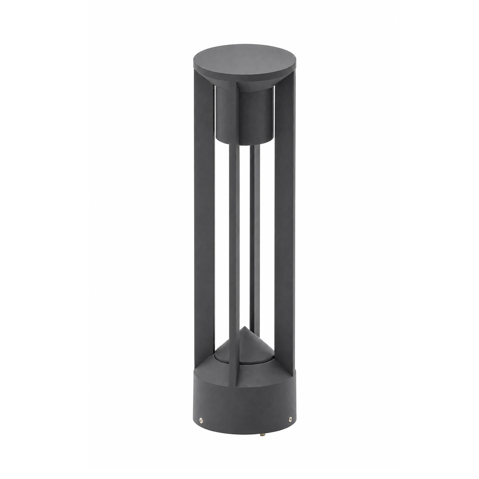 GD-ABX006-3-GU10-600 — Aluminium Garden Bollard Light