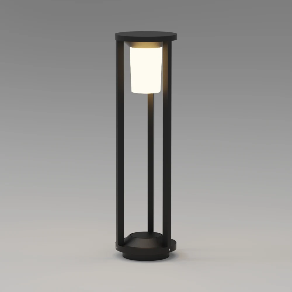 GD-ABX062-10-E27-600 — Aluminium Garden Bollard Light