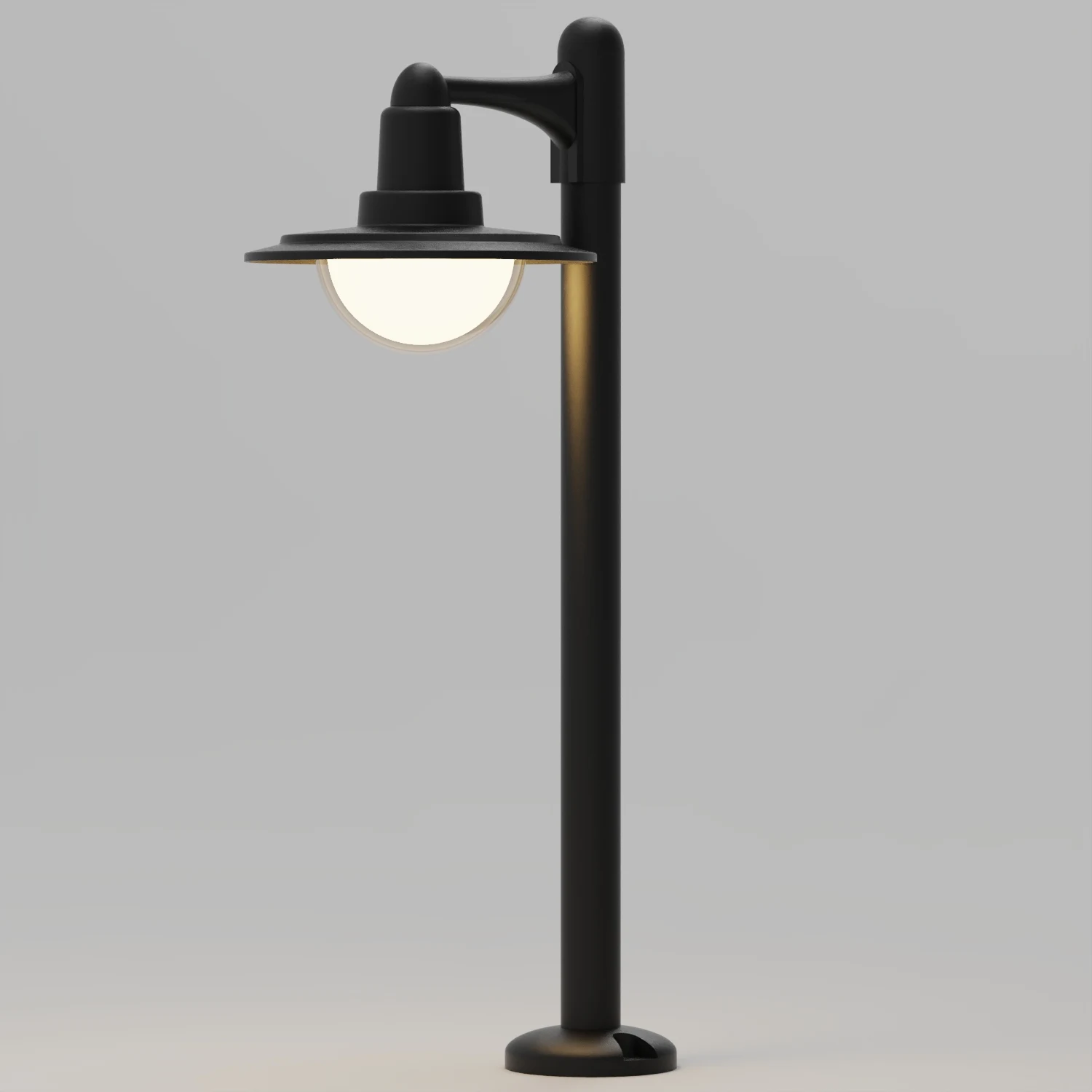 GD-ABX147-5-600 — Aluminium Garden Bollard Light