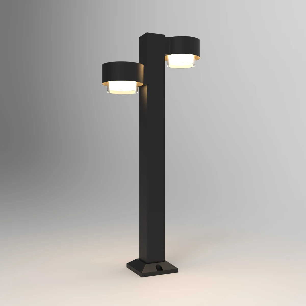 GD-ABX148-6-600 — Aluminium Garden Bollard Light