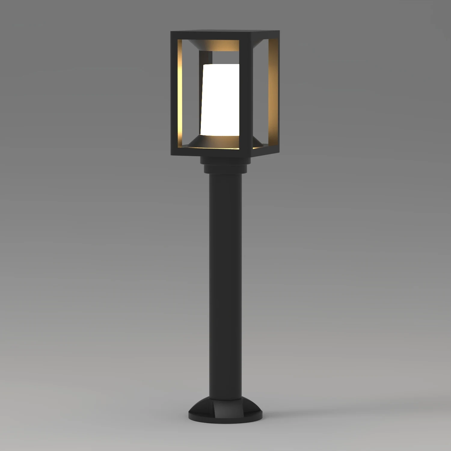 GD-ABX167-1-600 — Aluminium Garden Bollard Light
