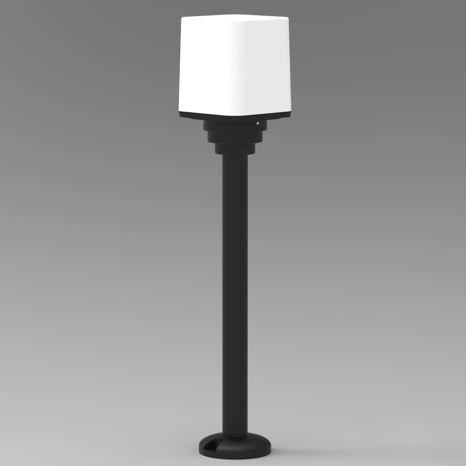 GD-ABX168-3-600 — Aluminium Garden Bollard Light