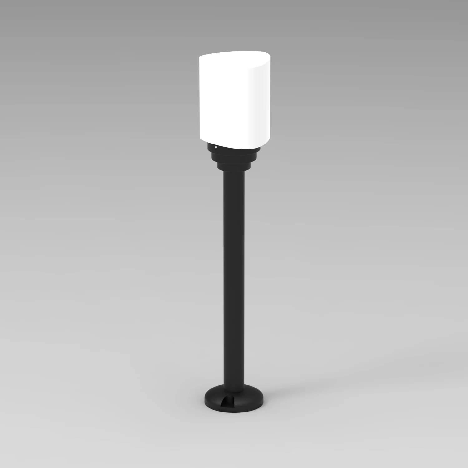 GD-ABX168-4-600 — Aluminium Garden Bollard Light