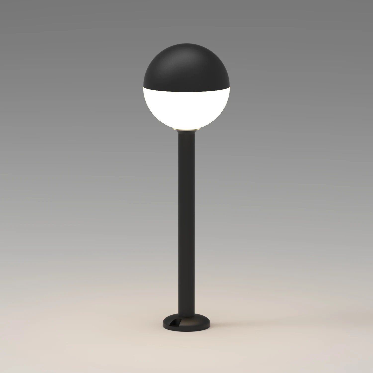 GD-ABX170-1-600 — Aluminium Garden Bollard Light