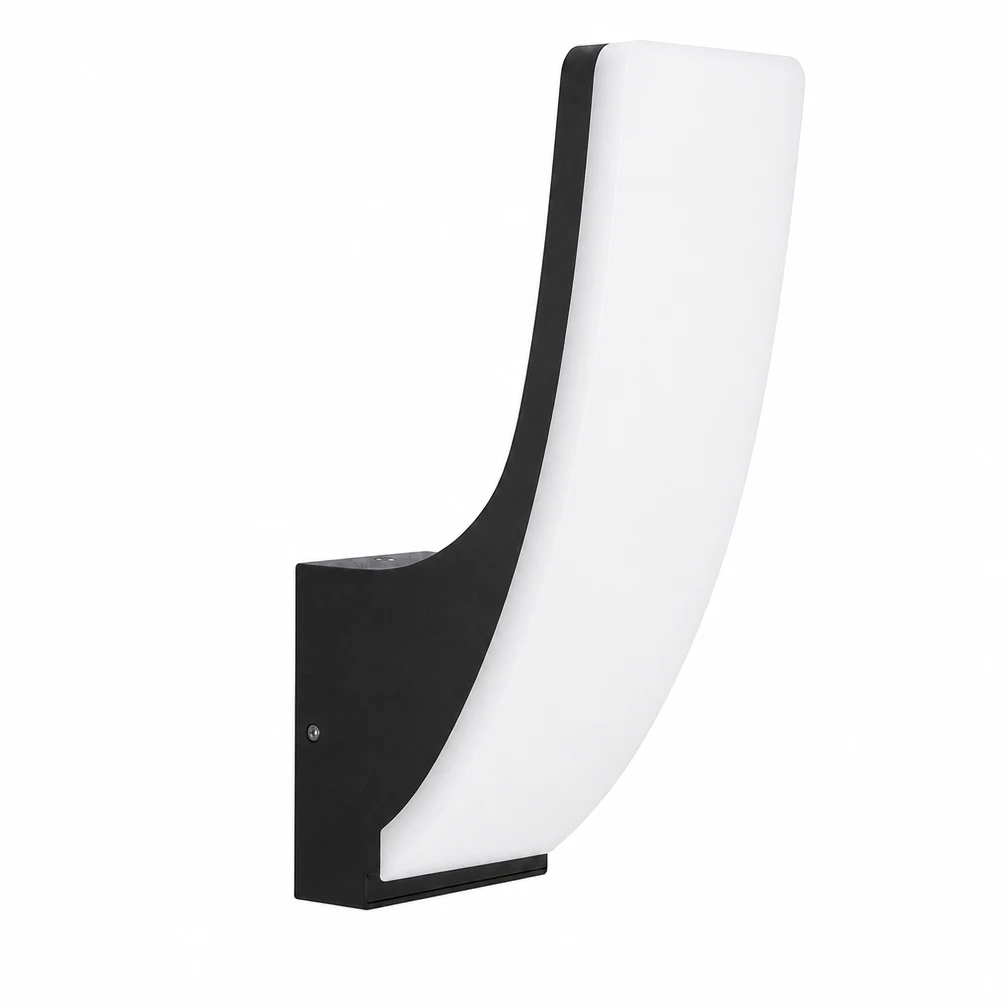 GD-AWX192-1 — Curved vertical panel wall light