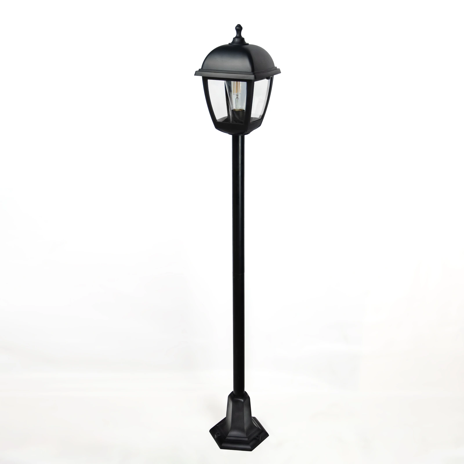 GD-BL08-E27-120 · cuerpo negro · vista del producto apagado