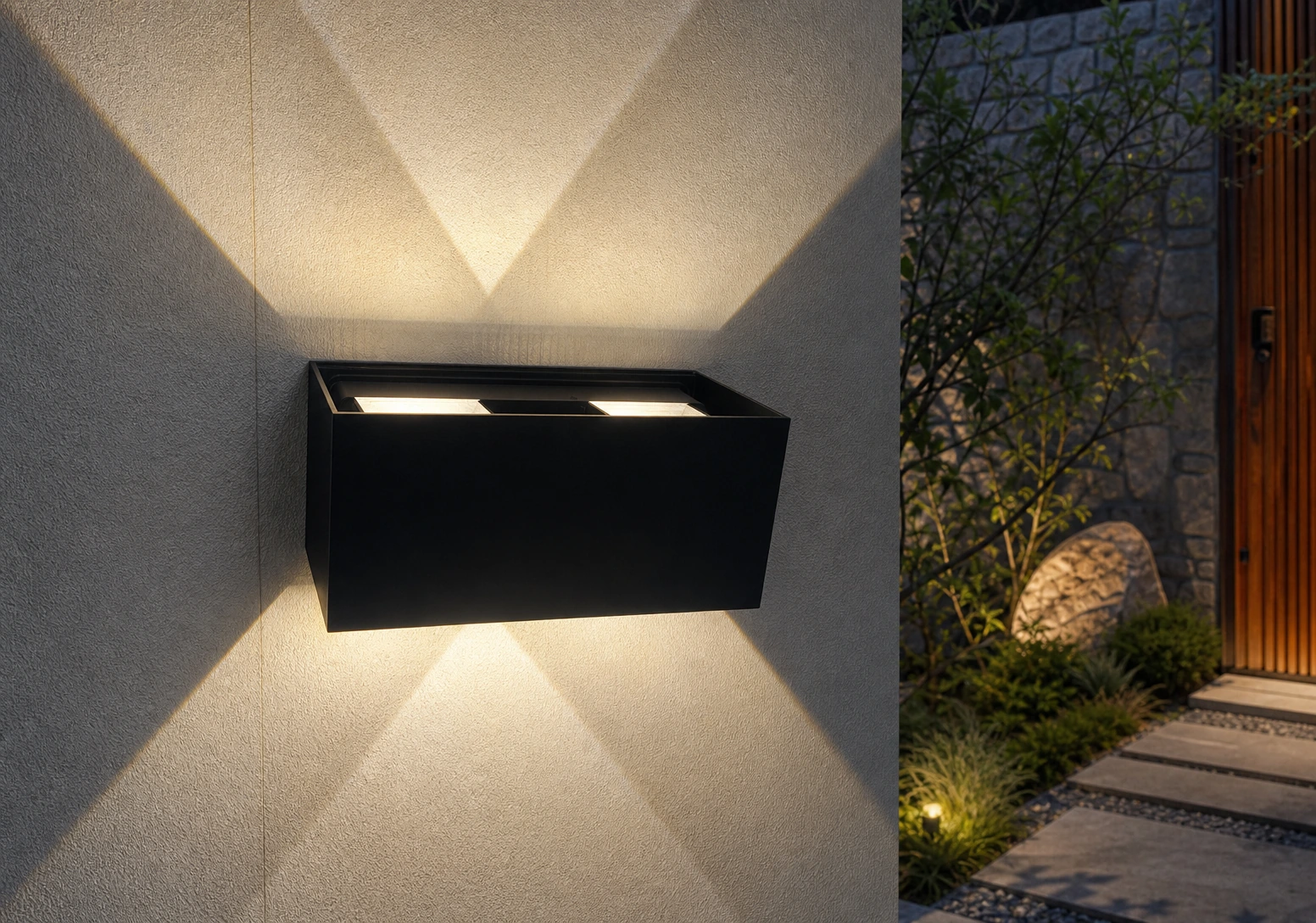 GD-BOX10-2 · black housing · installed scene