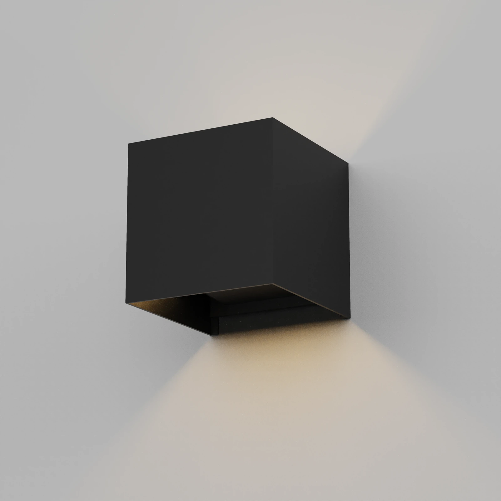 GD-BOX10 · cuerpo negro · vista con luz encendida