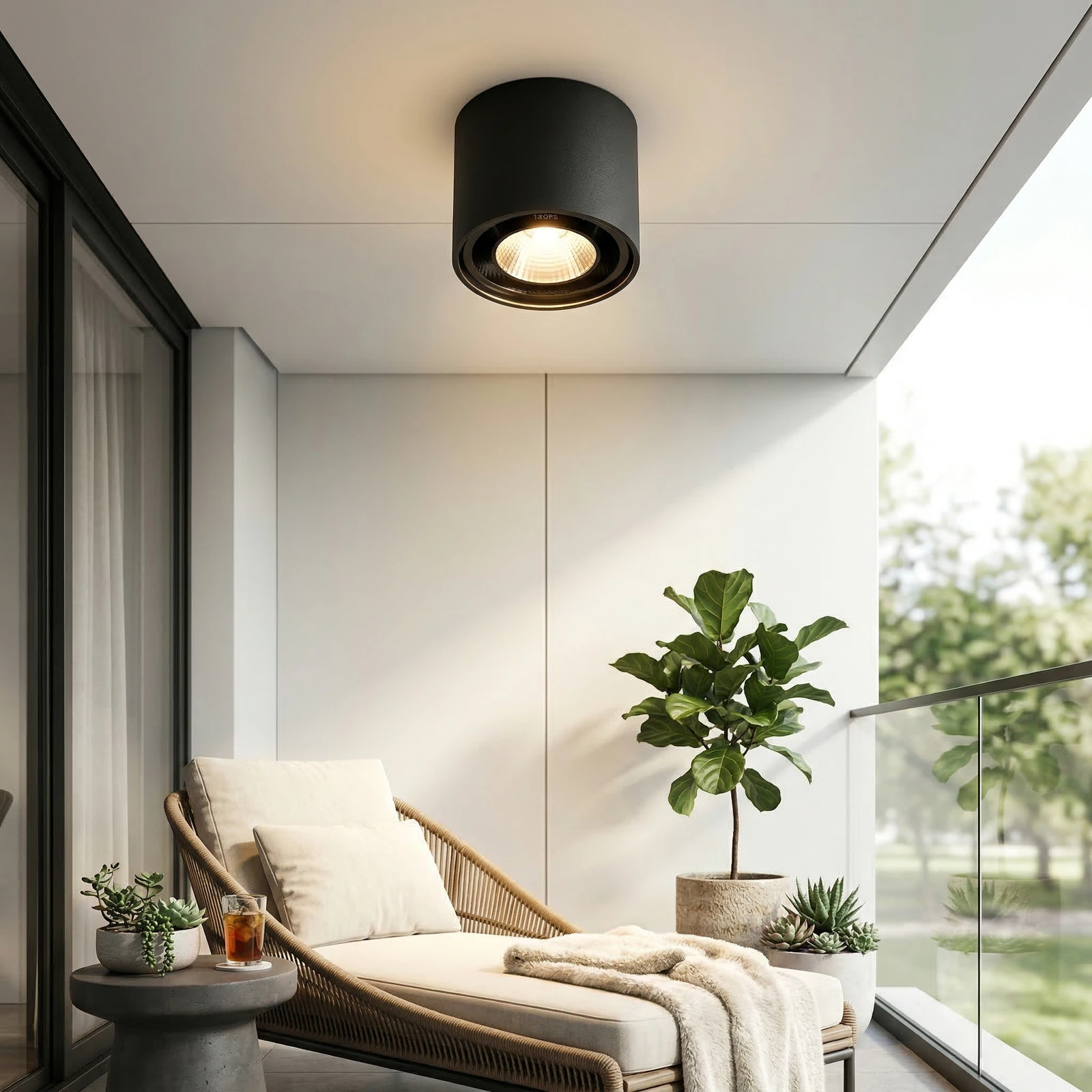 GD-PDL04 · cuerpo negro · escena instalada