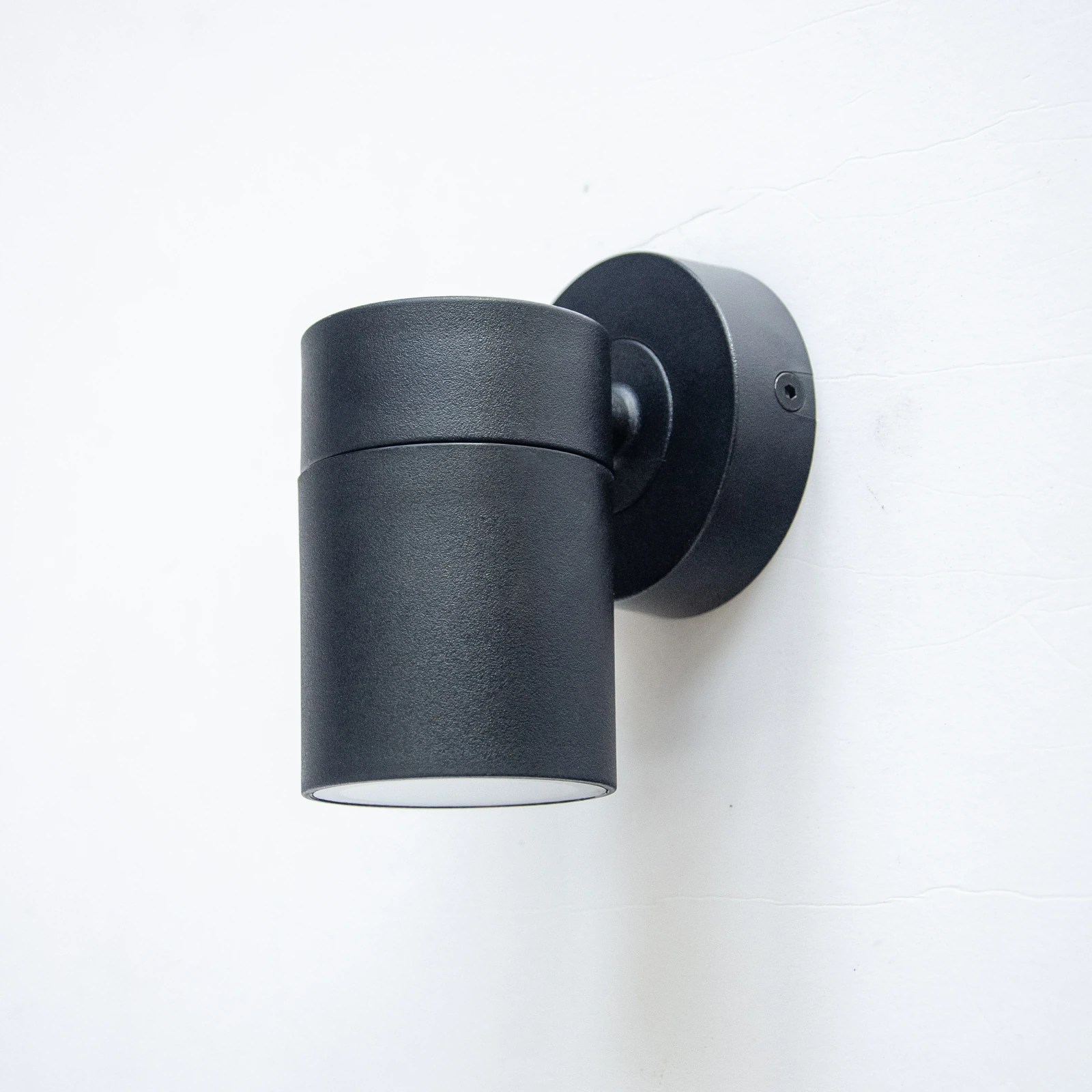 GD-PUD09-1-GU10 Foco de pared GU10 cilíndrico compacto · Negro