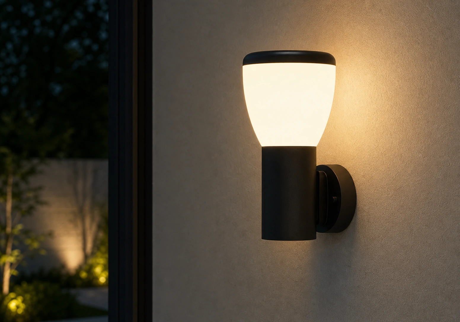GD-PW012-2 · black housing · installed scene