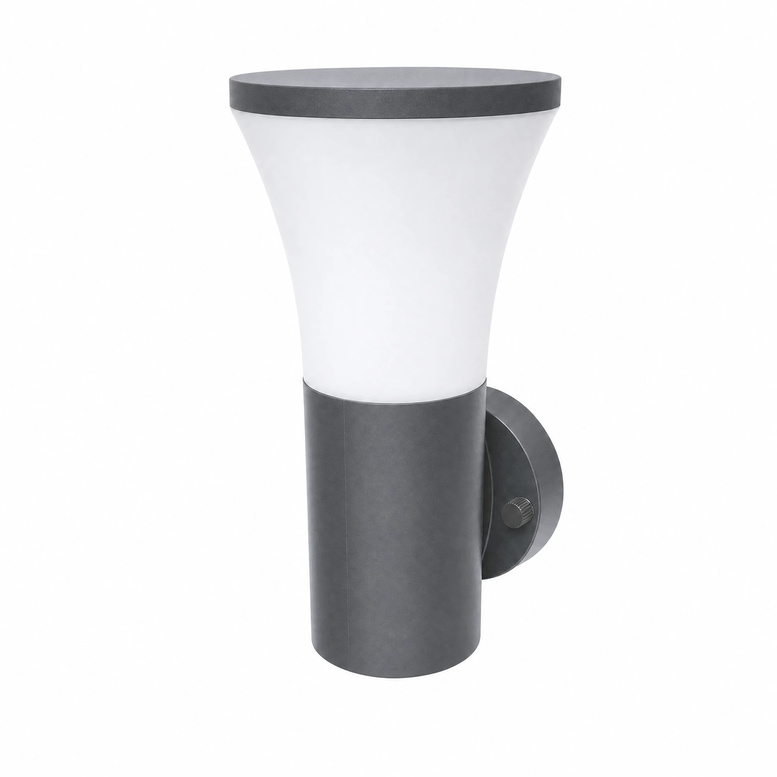 GD-PW012-3 Flared opal wall light · Dark grey