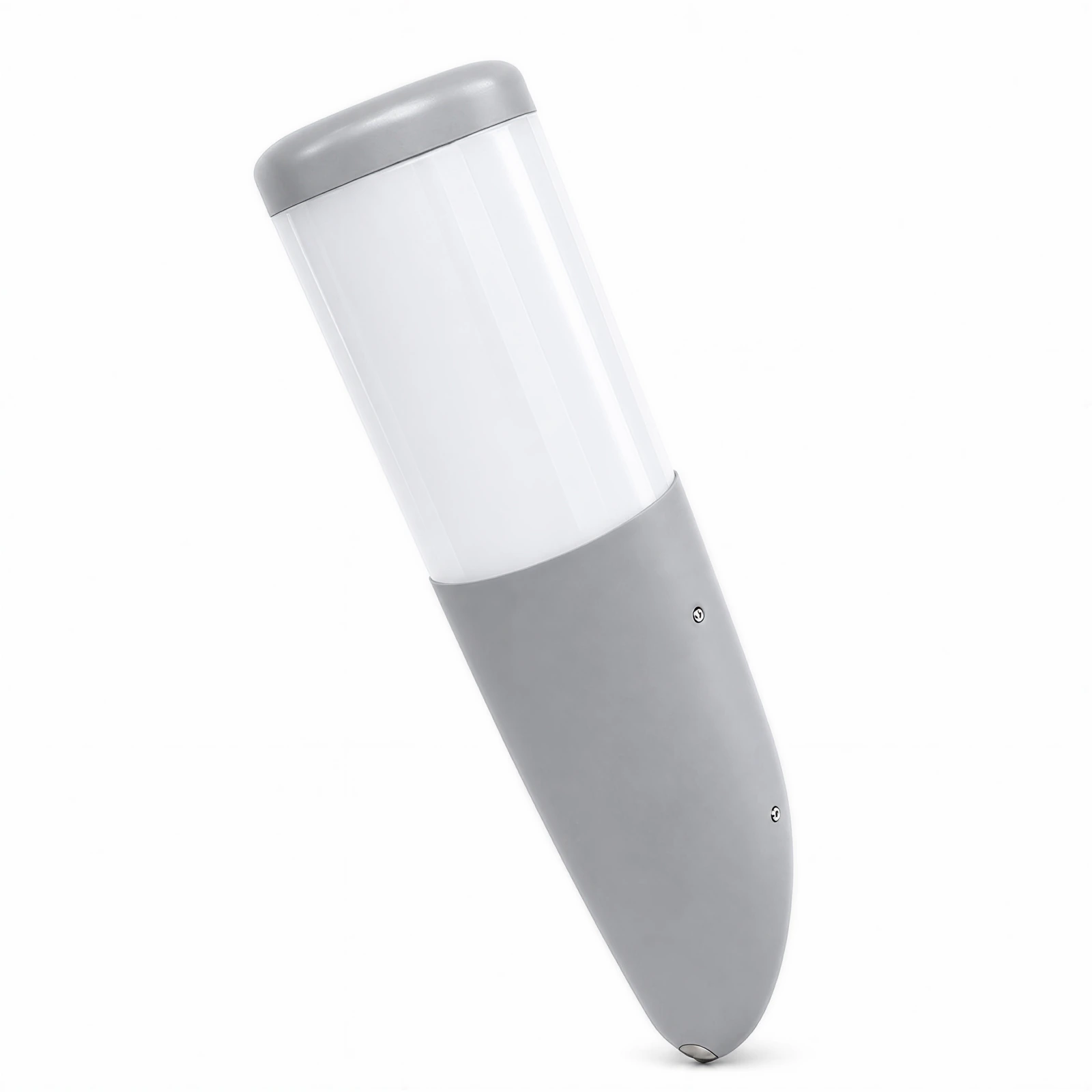 GD-PW012-5 Aplique opal cilíndrico inclinado · Gris claro