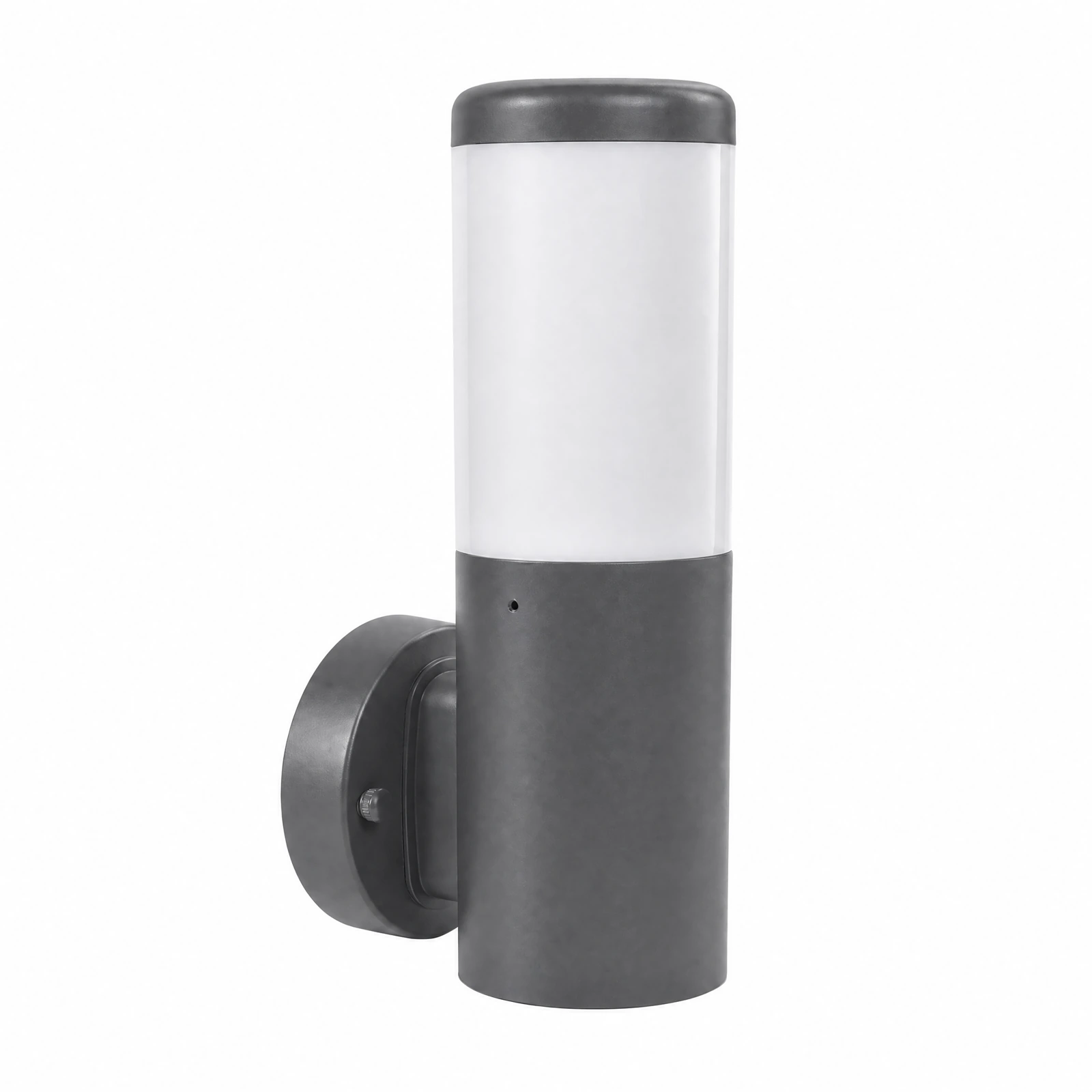 GD-PW012-E27 Cylindrical opal wall light · Dark grey