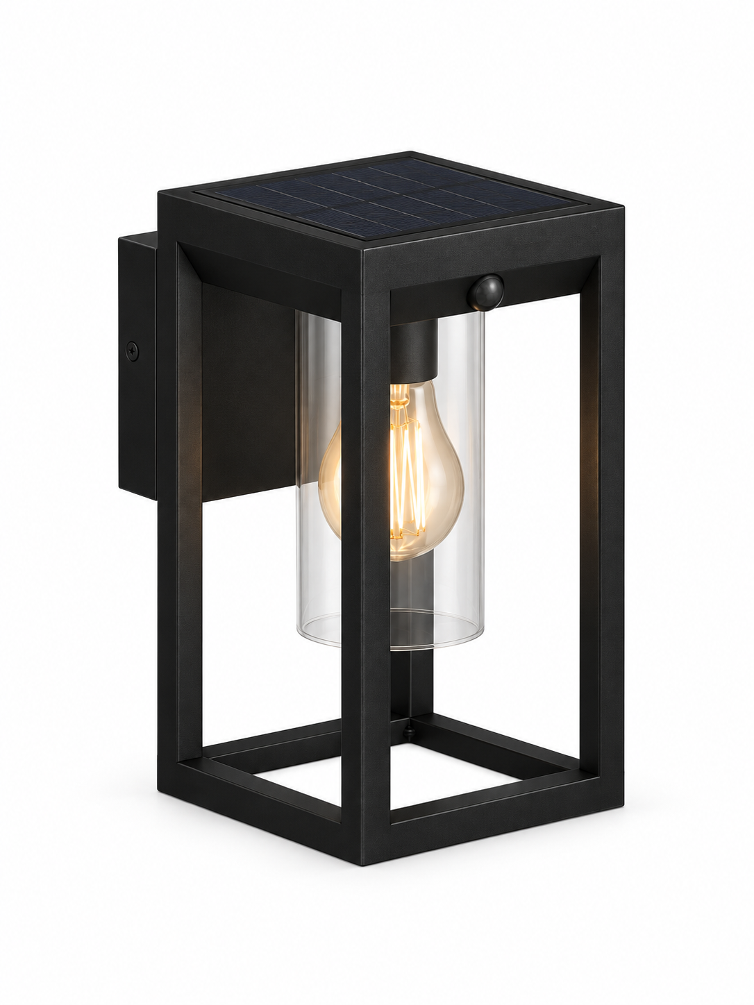 GD-PW052-SOL solar wall lantern with visible solar panel