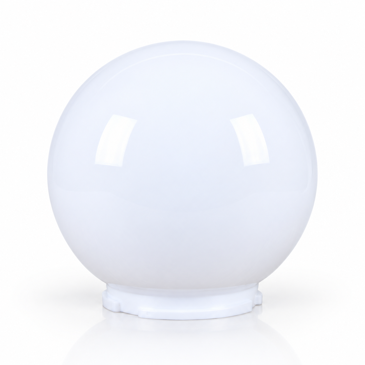GD001-B-150 150 mm PMMA globe diffuser — opal, light off