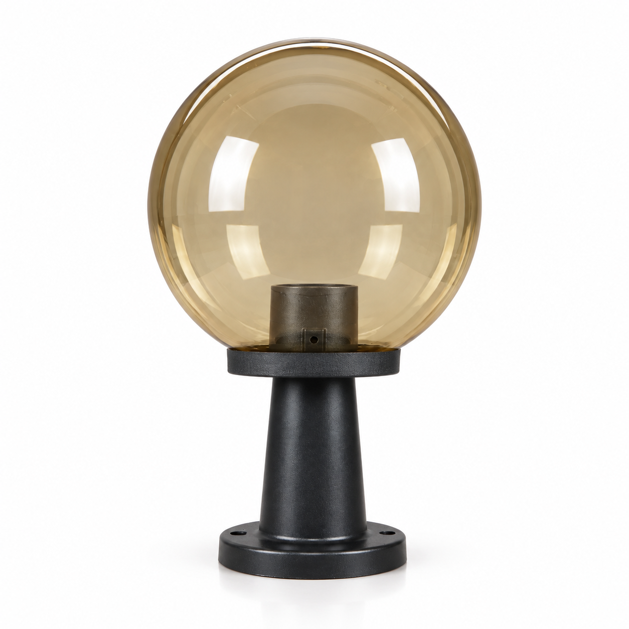 GD001-B-250-B-S2 250 mm PMMA Globe light with long pillar · Golden