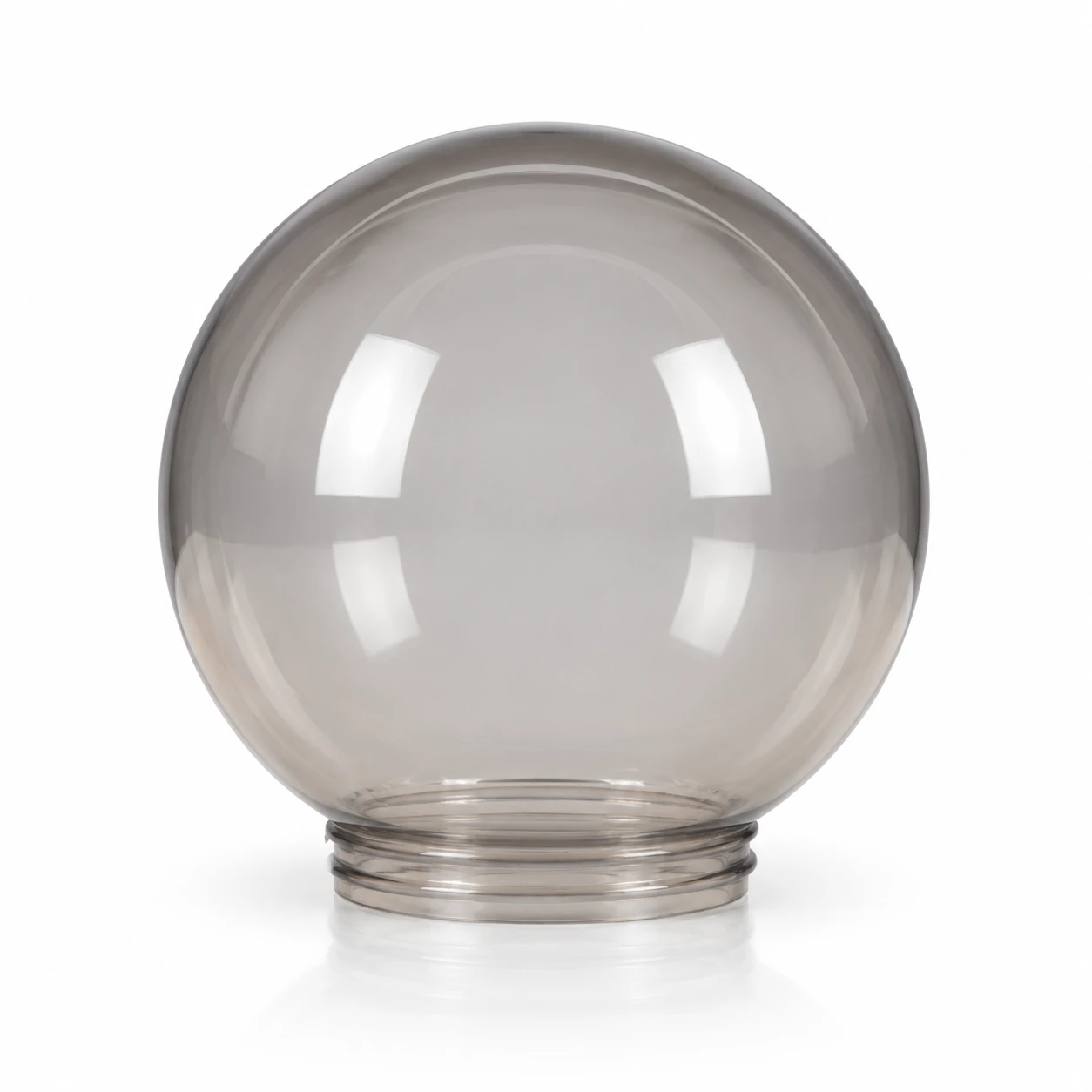 GD001-S-150 150 mm Globe PMMA shade · Smoky