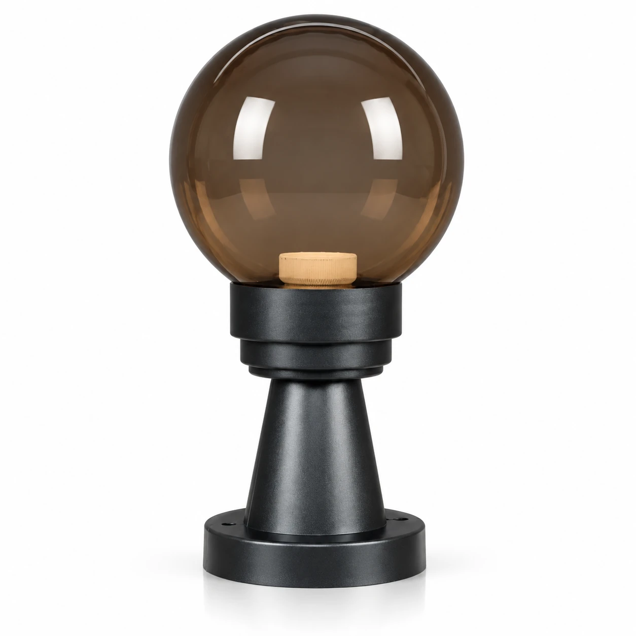 GD001-S-150-S1 150 mm Globe PMMA shade with S1 upright mount · Tea