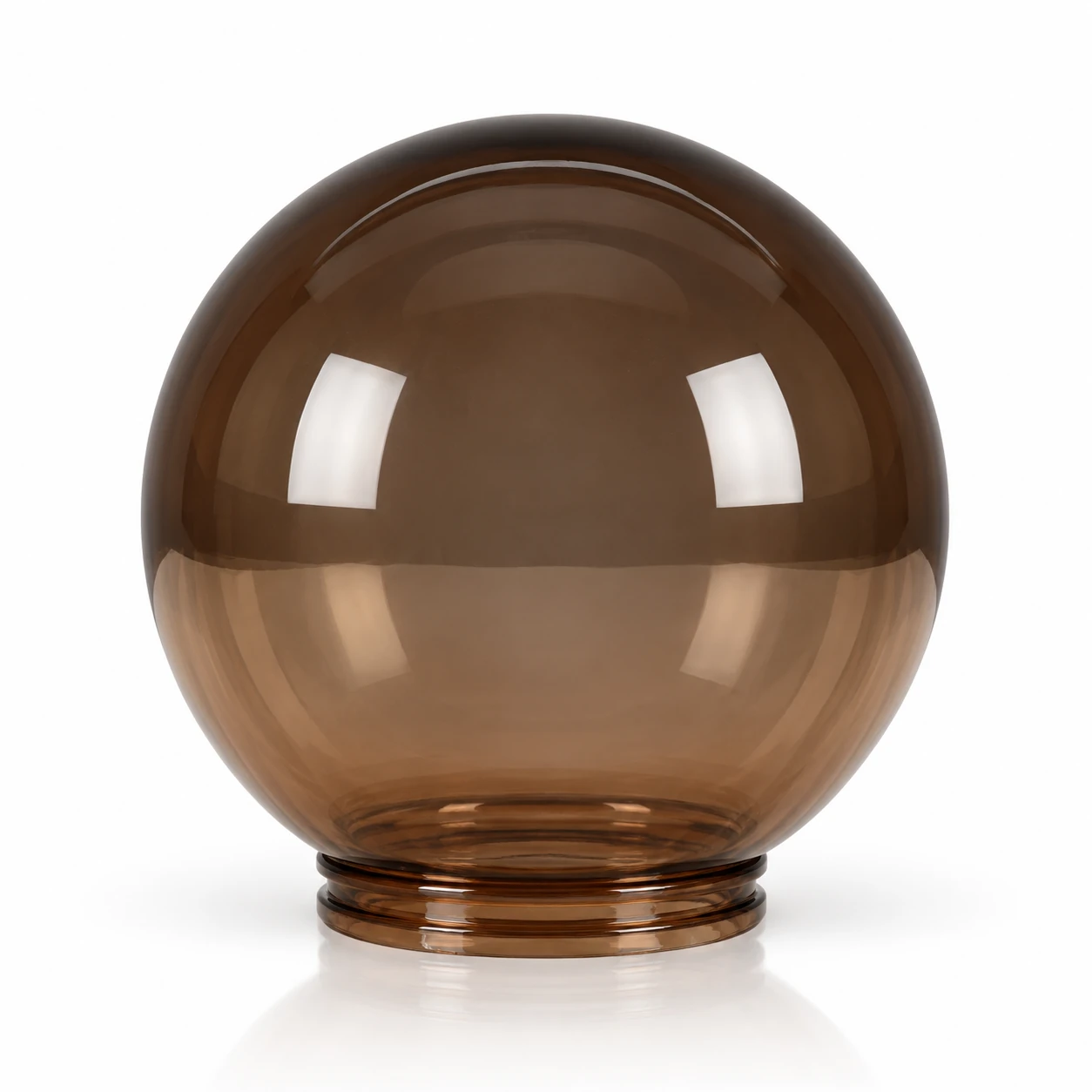 GD001-S-150 150 mm Globe PMMA shade · Tea