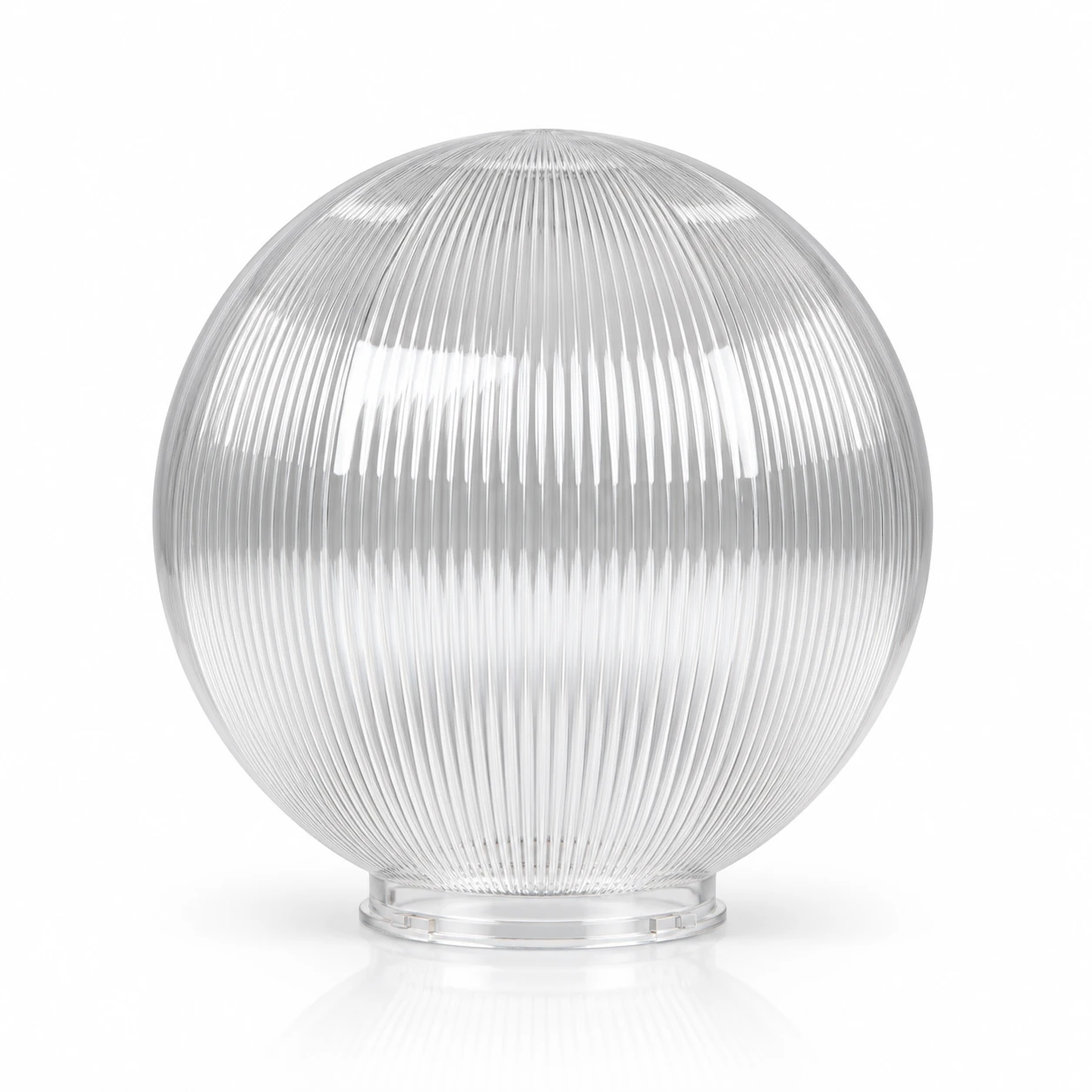 GD002-B-200 200 mm Watermelon PMMA shade · Clear prismatic