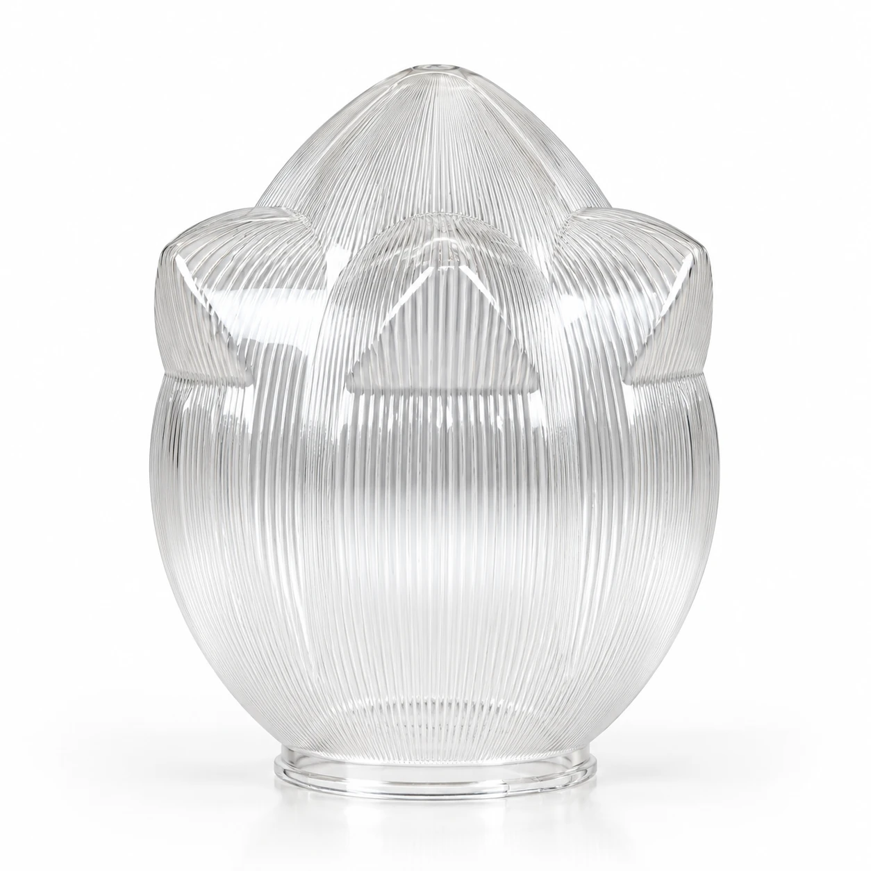 GD003-B Lotus PMMA shade · Clear prismatic