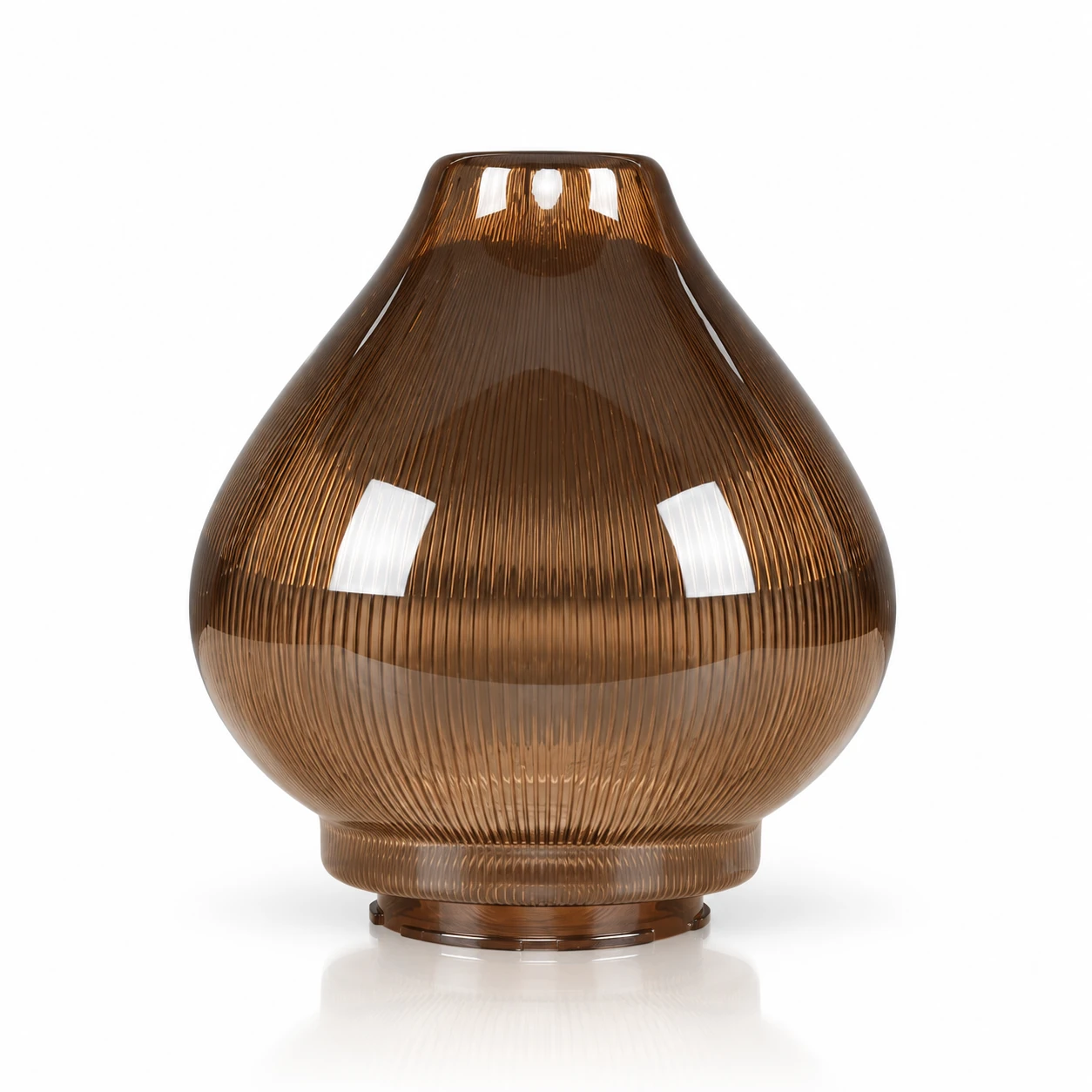 GD004-B-200 200 mm Gourd PMMA shade · Tea prismatic
