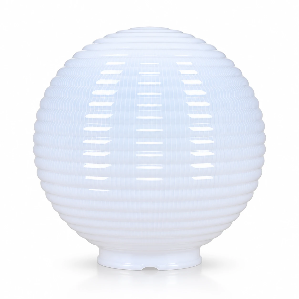 GD005-B-200 200 mm Round wavy PMMA shade · Opal prismatic