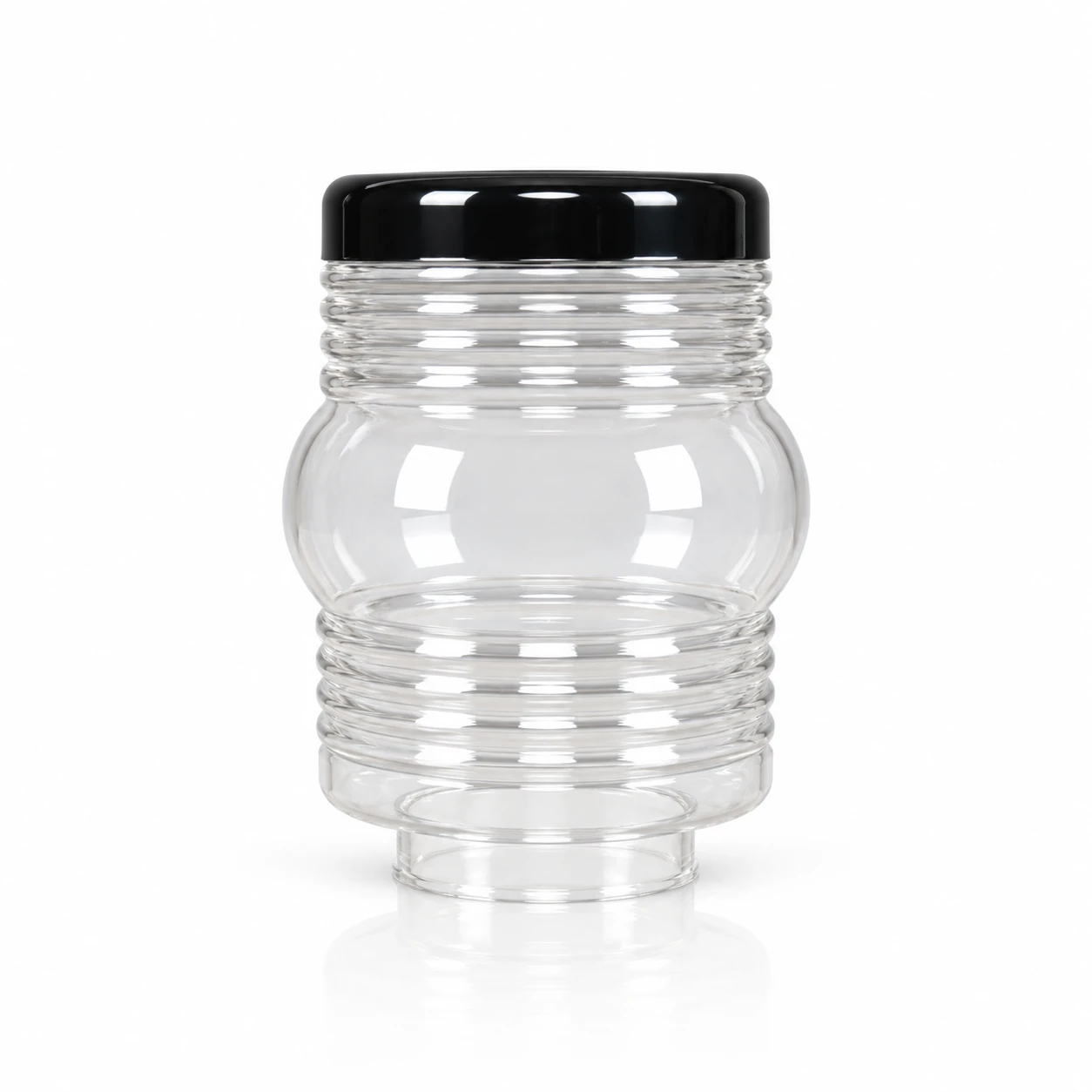 GD007-B Bamboo PMMA shade · Clear with black top