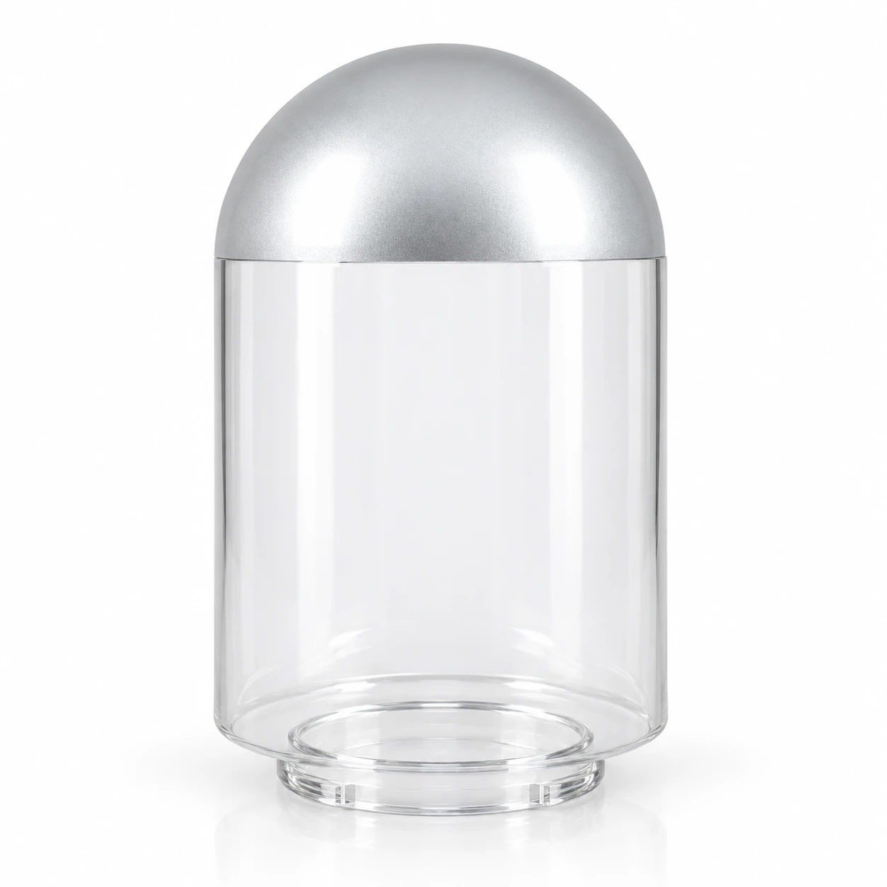 GD009-B Broad bullet PMMA shade · Clear with silver top