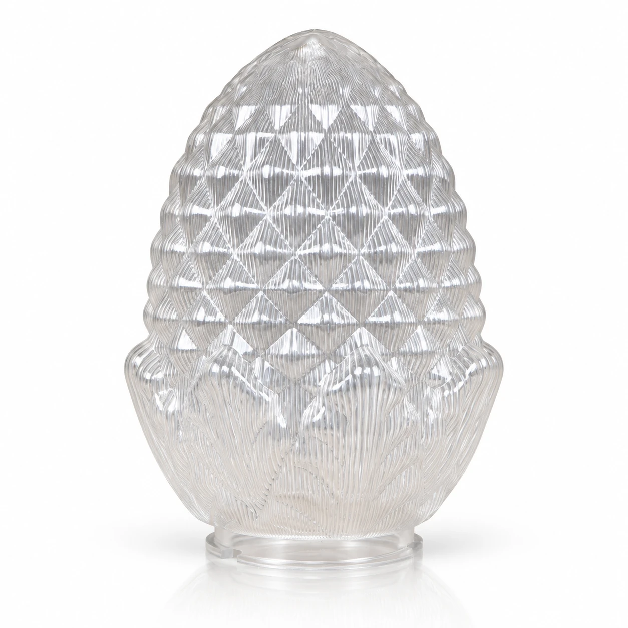 GD011-B-250 250 mm Pineapple PMMA shade · Clear prismatic