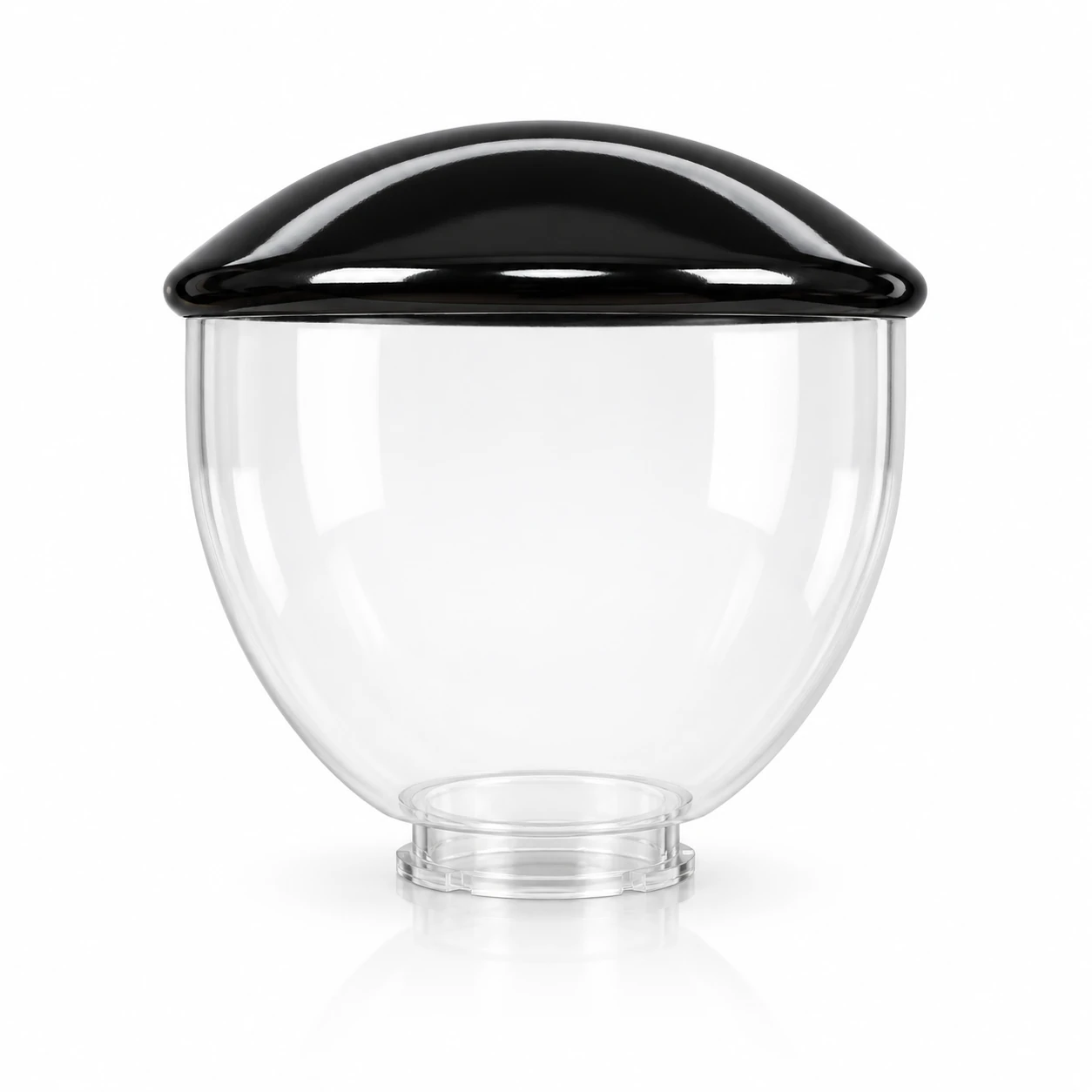GD015-B-350 350 mm Trumpet PMMA shade · Clear with black top