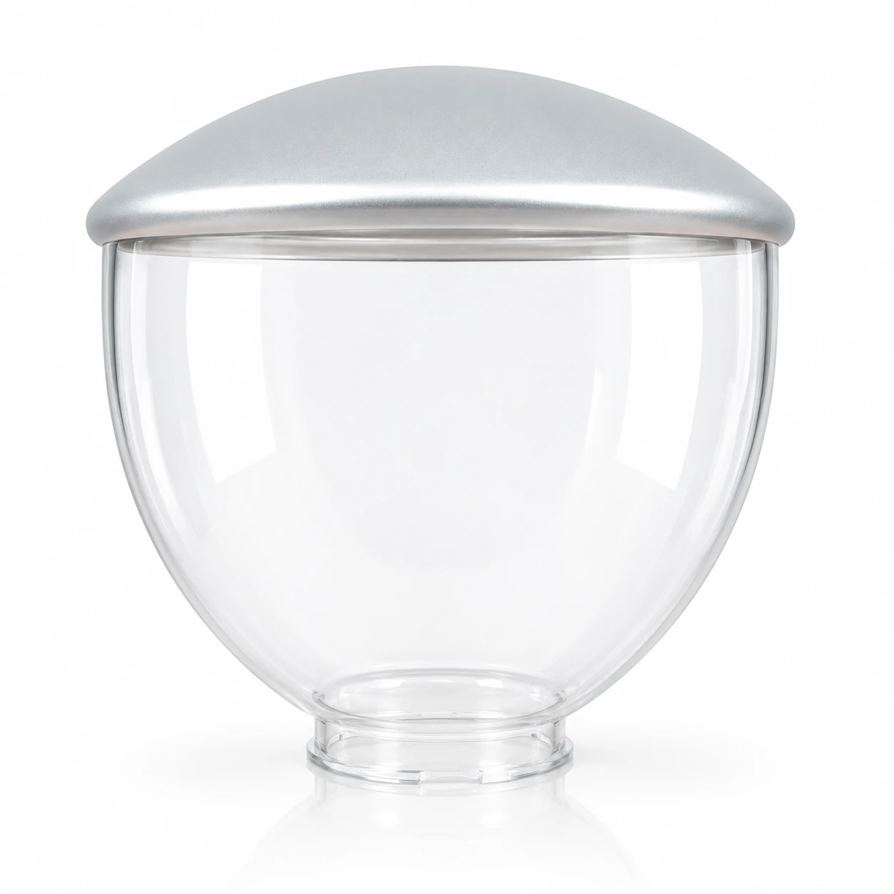 GD015-B-350 350 mm Trumpet PMMA shade · Clear with silver top