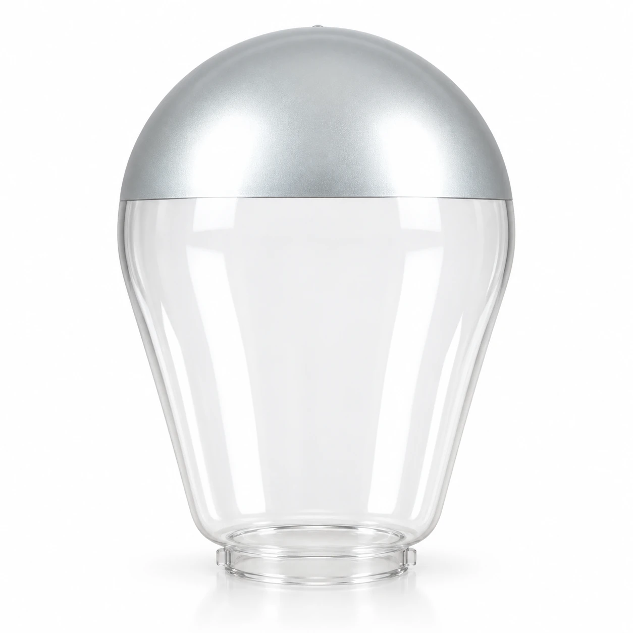 GD017-B-220 220 mm Acacia flower PMMA shade · Clear with silver top
