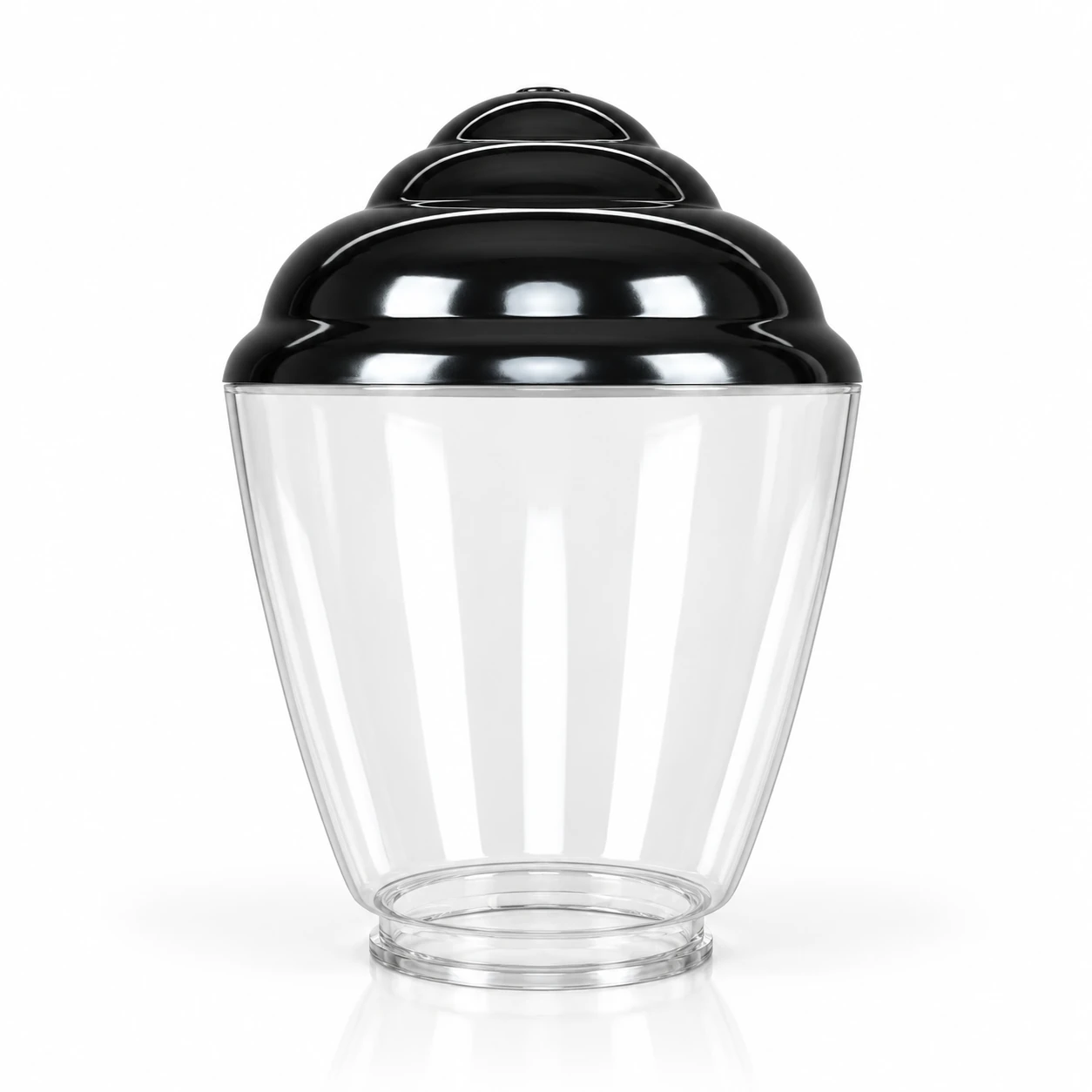GD019-B-300 300 mm Orchid PMMA shade · Clear with black top