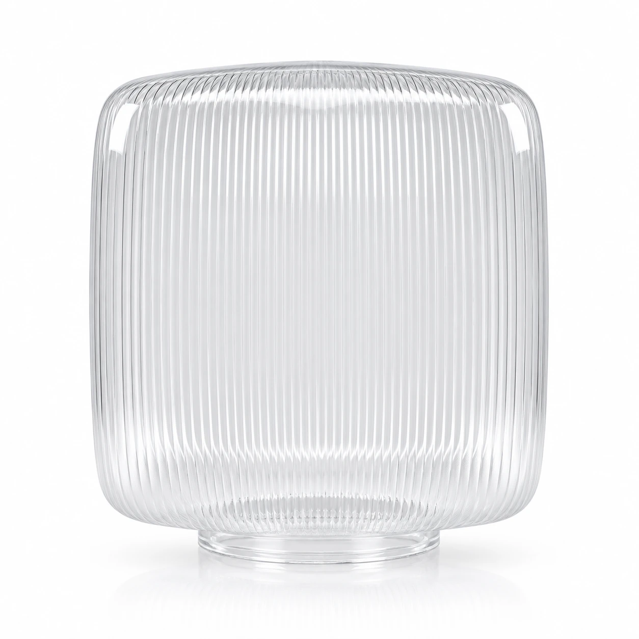 GD022-B-250 Pantalla de PMMA cuadrado de 250 mm · Transparente prismático