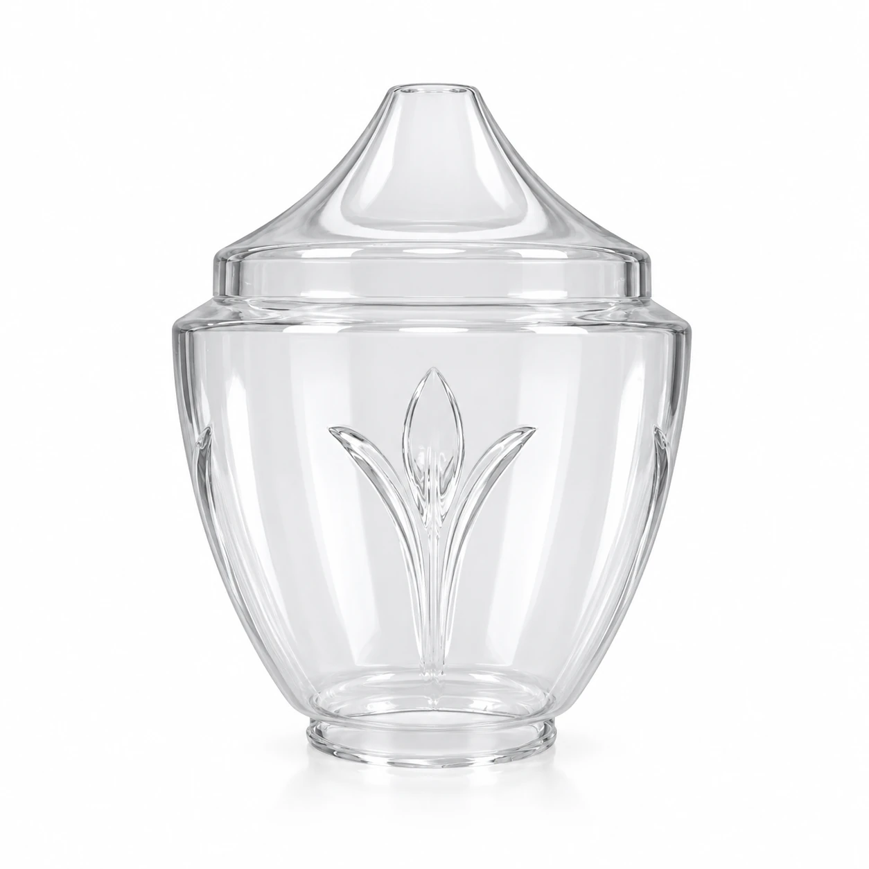 GD024-B-250 Pantalla de PMMA templo escalonado de 250 mm · Transparente