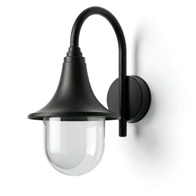 GD-PW032-E27 — Gooseneck lantern wall light