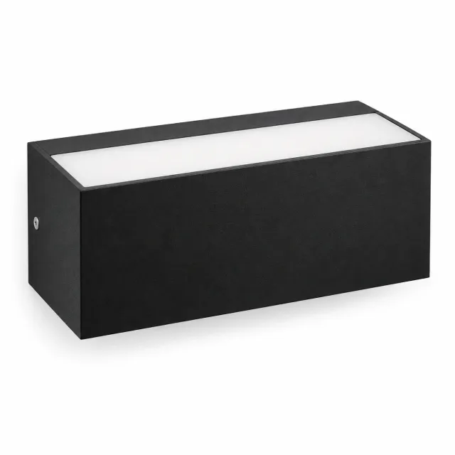 GD-PUD018-E27 — Rectangular shaded wall light