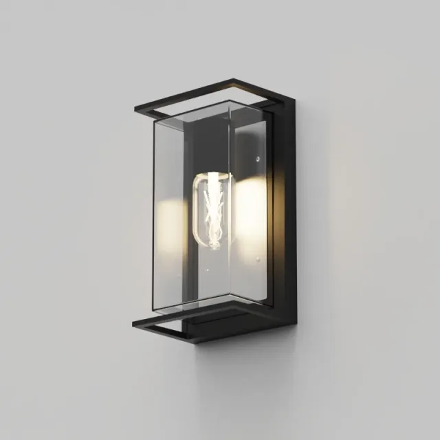 GD-AWX016-3-E27 — Tall open-frame lantern wall light