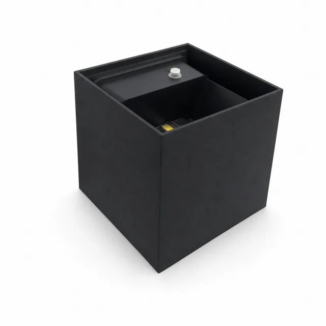 GD-BOX10 — Open cube wall light
