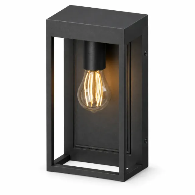 GD-PW056-K-E27 — Open-Frame E27 Wall Lantern