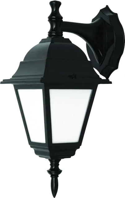 GD-PW026B-E27 — Tall Opal Hexagonal Wall Lantern