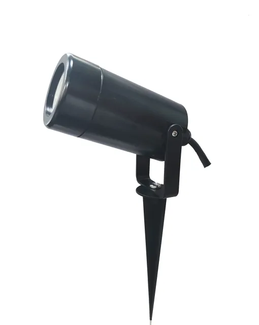 GD-PS04-GU10 — Cylindrical GU10 Garden Spike Spotlight