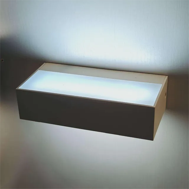 GD-PUD019-G9 — Rectangular Recessed-Diffuser G9 Wall Light