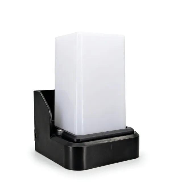 GD-PUD01-1-E27 — Square opal wall light