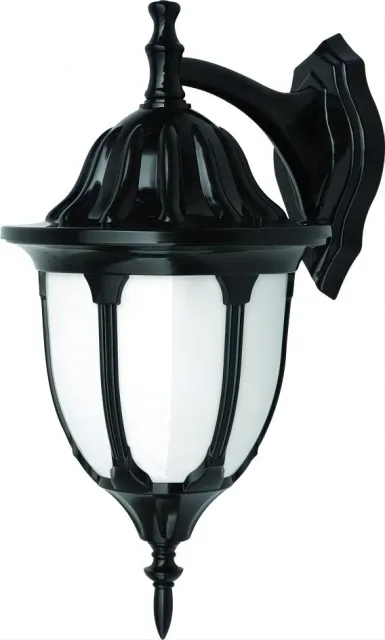 GD-PW034B-E27 — Curved Decorative Wall Lantern