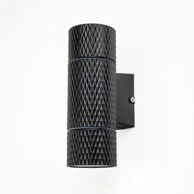 GD-PUD016-2-GU10 — Diamond-Texture GU10 Wall Light