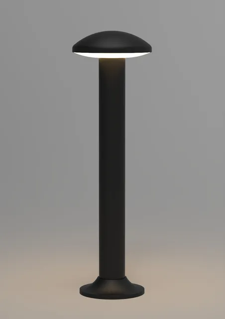 GD-BL19-600 — Disc-Shade Bollard Light