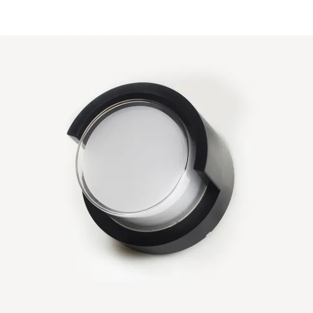 GD-PW08-1 — Round offset-frame wall light